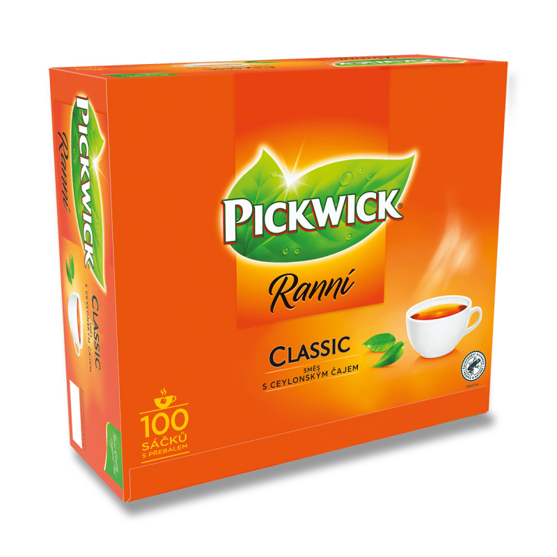 Pickwick - černý čaj - Ranní, 100 ks