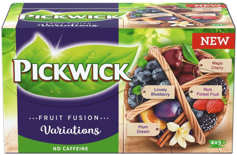 Pickwick Fruit Fusion - ovocný čaj - modré variace