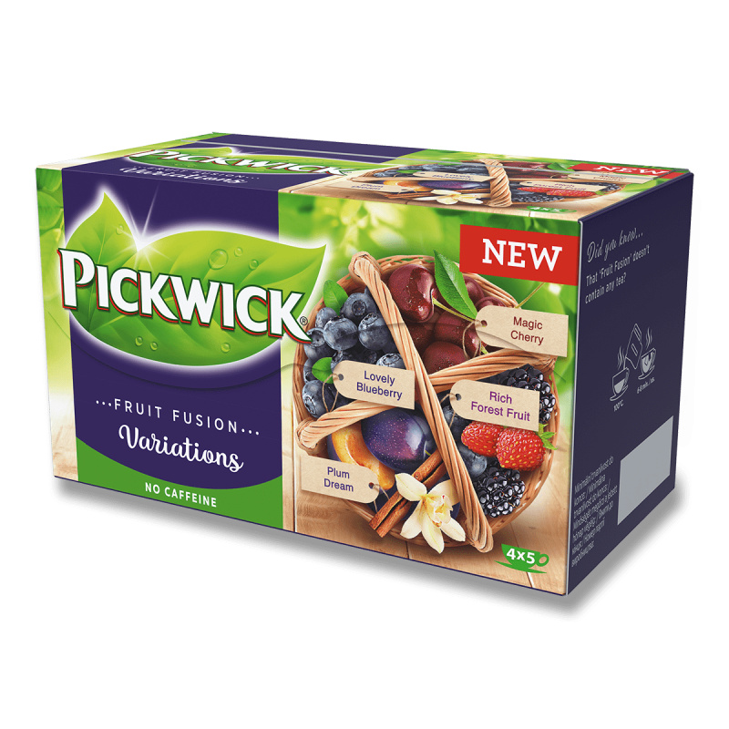 Pickwick Fruit Fusion - ovocný čaj - modré variace