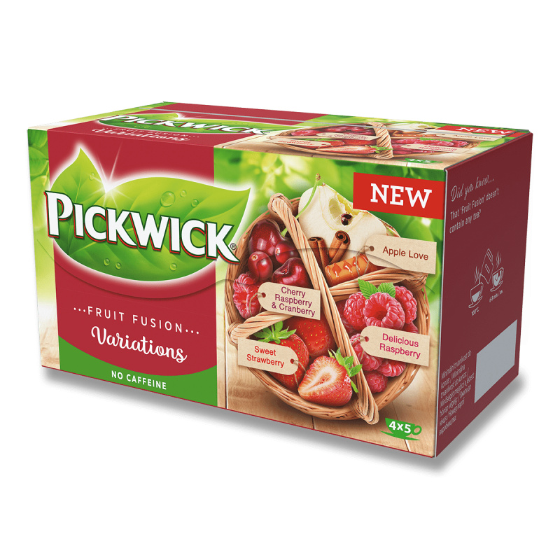 Pickwick Fruit Fusion - ovocný čaj - červené variace