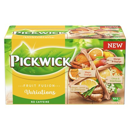 Pickwick Fruit Fusion - ovocný čaj - žluté variace