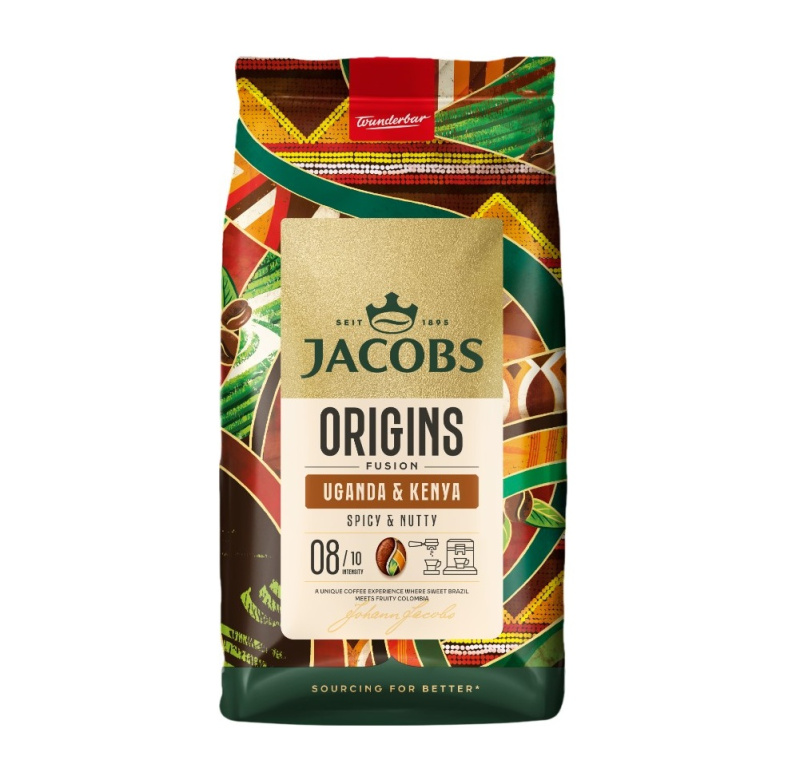 Jacobs Origins Kenya and Uganda zrnková káva