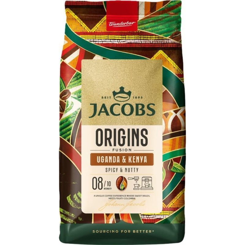 Jacobs Origins Kenya and Uganda zrnková káva