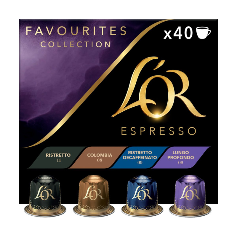 L'OR Espresso Favourites mix kapslí pro kávovary Nespresso