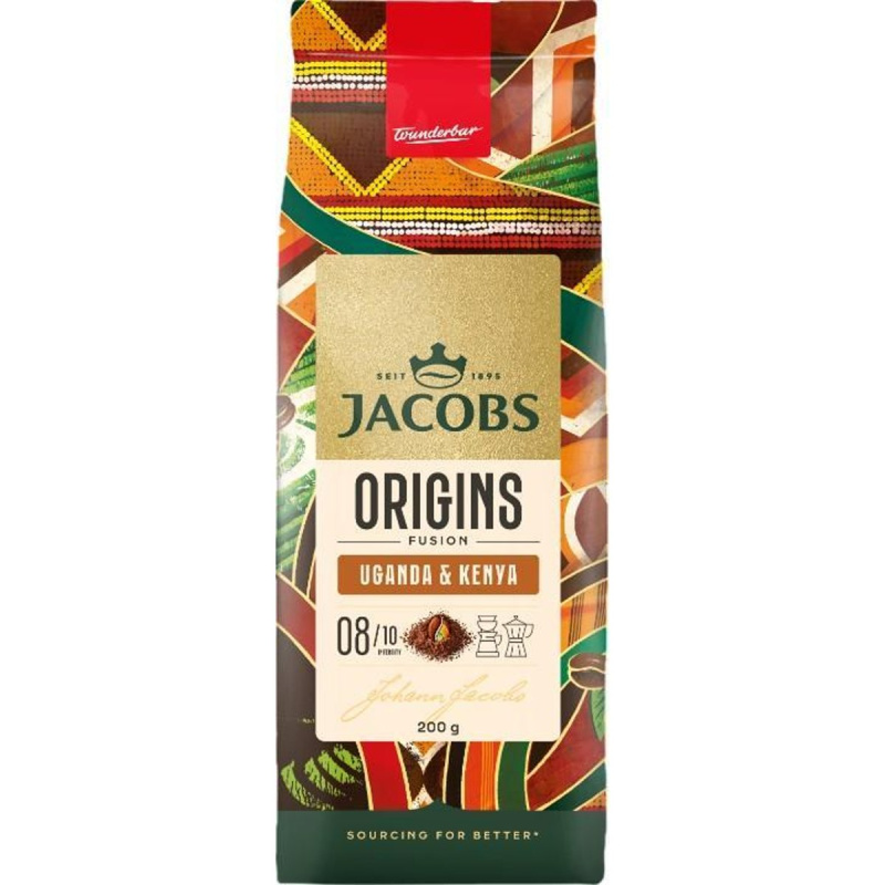 Jacobs Origins Kenya and Uganda mletá káva