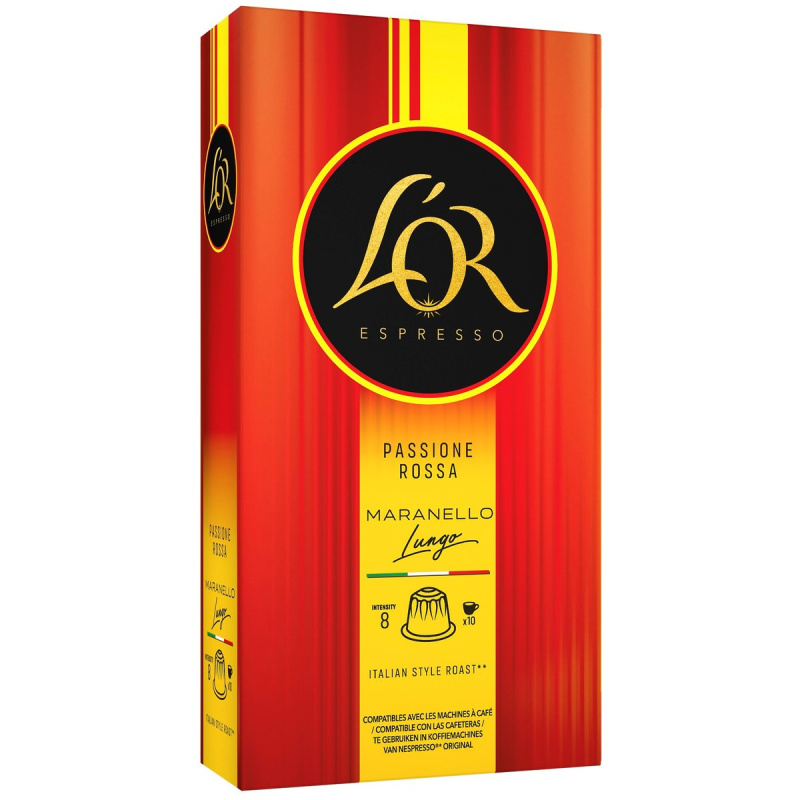 L'OR Passione Rossa Maranello Lungo kapsle pro kávovary Nespresso Original