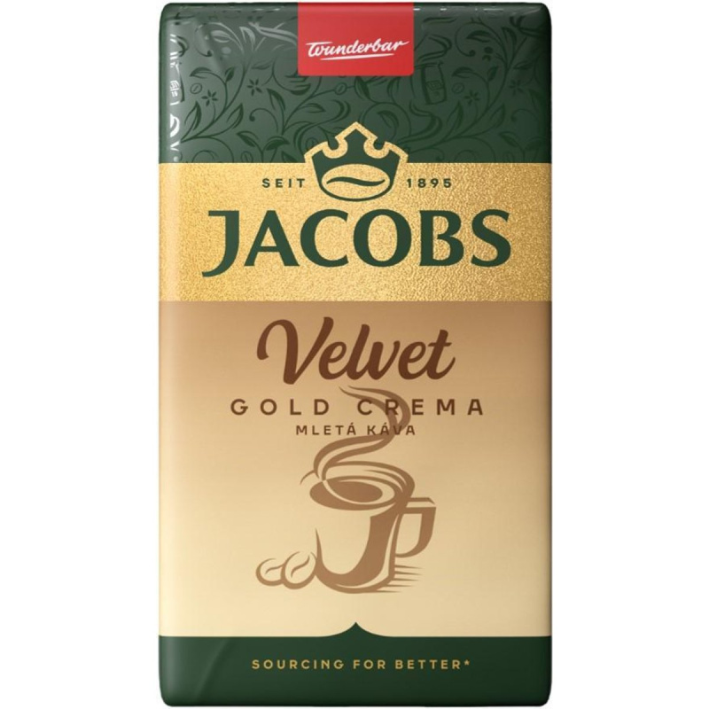 Jacobs Velvet Gold Crema mletá káva