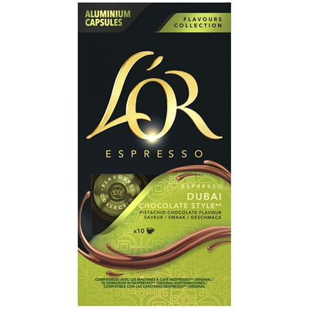 L'OR Espresso Dubai Chocolate Style kapsle pro kávovary Nespresso Original