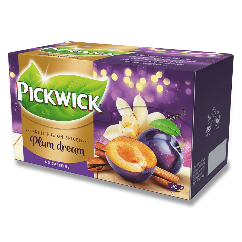 Ovocný čaj Pickwick - švestka, 20x 2 g