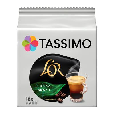 L´OR Tassimo lungo brazil kapsle 16 kusů