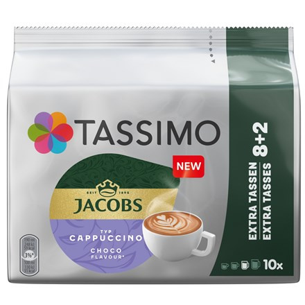 TASSIMO Cappucino Choco kapsle kávové 10 ks 160 g