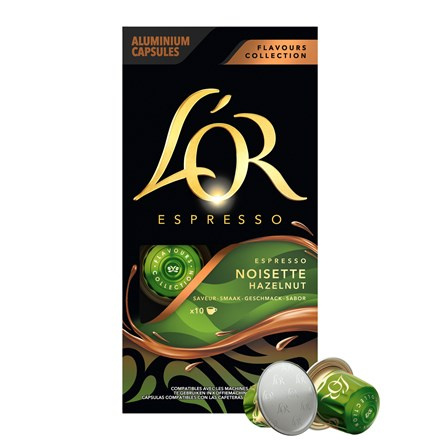 L'OR Espresso Hazelnut kávové kapsle 10 ks