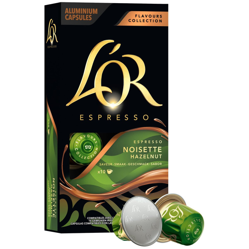 L'OR Espresso Hazelnut kapsle pro kávovary Nespresso Original
