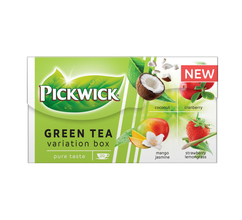 Zelený čaj Pickwick Zelené variace, 20x 1,5 g