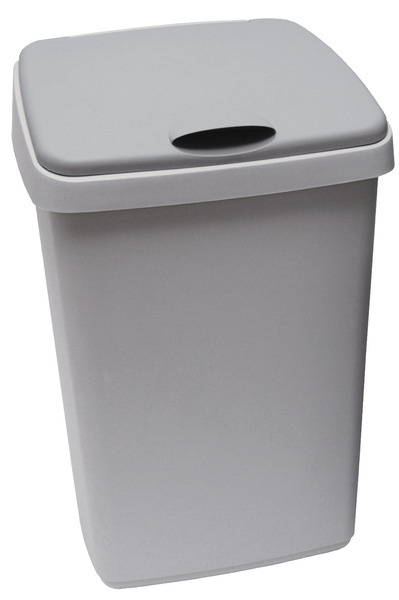 Kbelík s odklápěcím víkem 25 l, šedý