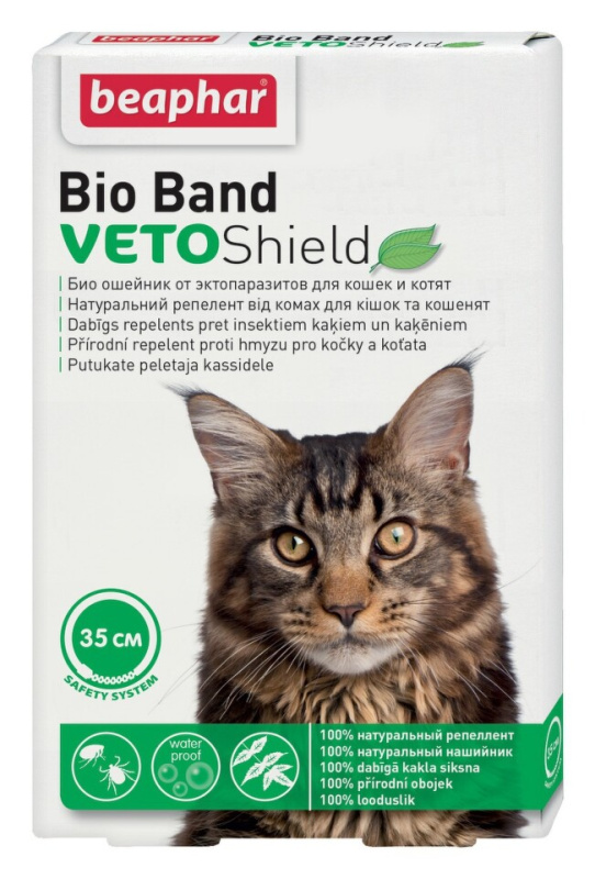 Obojek repelentní BEAPHAR Bio Band Veto Shield 35 cm 1 ks