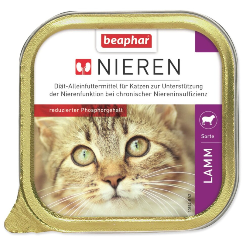 Beaphar Vet paštika Cat Renal jehně 100g