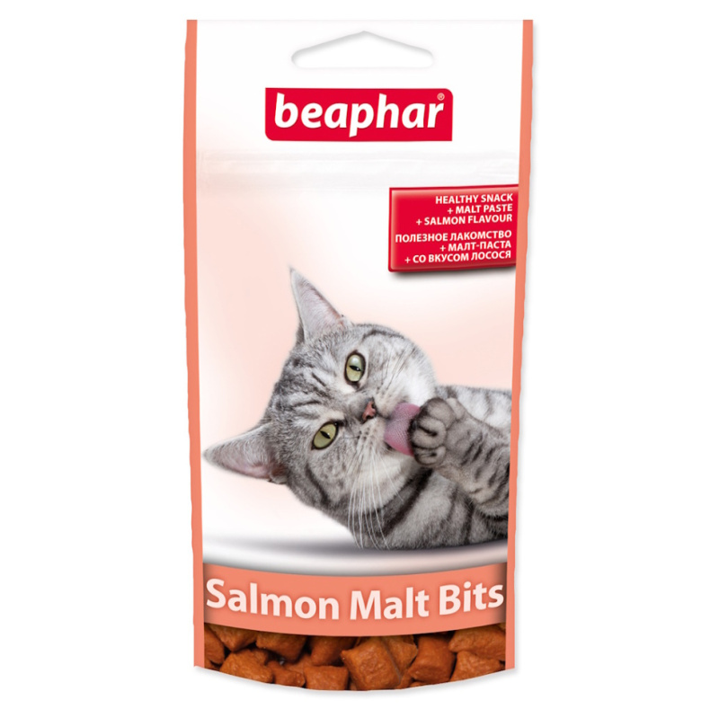 Pochoutka BEAPHAR Malt Bits lososová 35 g