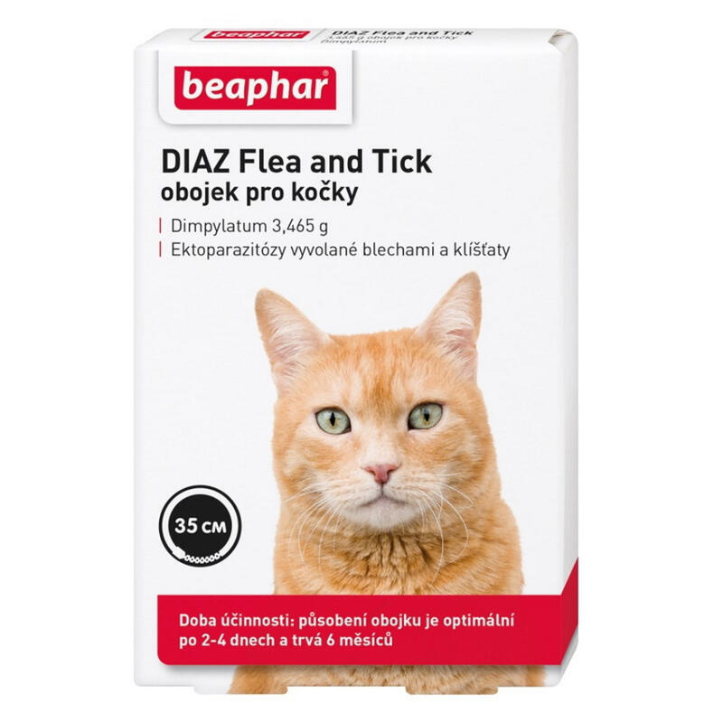 Obojek antiparazitní BEAPHAR DIAZ 35 cm