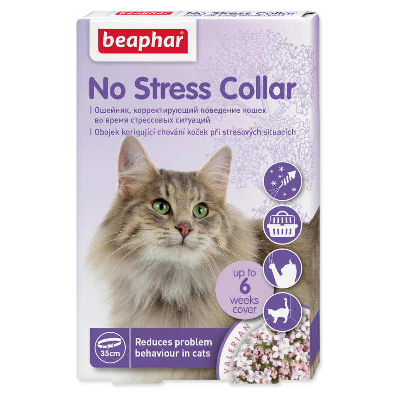 Obojek BEAPHAR No Stress pro kočky 35 cm 1 ks