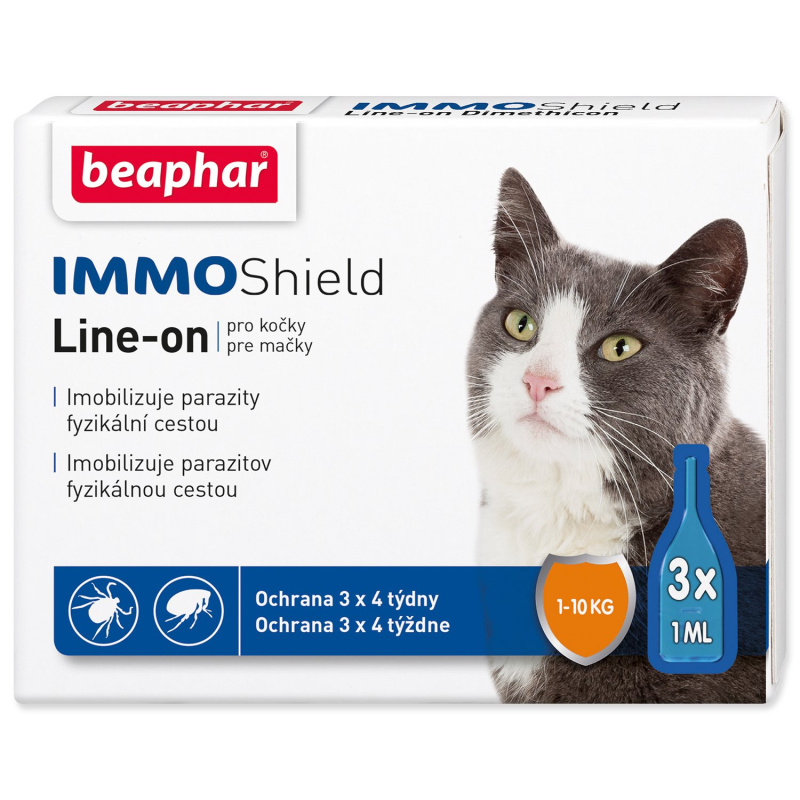 BEAPHAR Line-on IMMO Shield pro kočky 3 ml