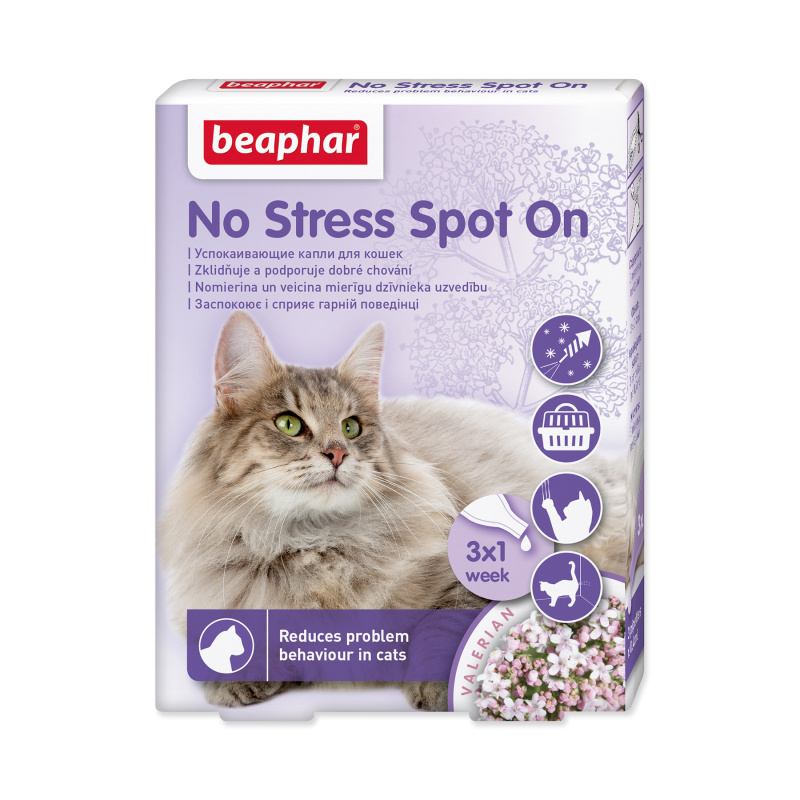 BEAPHAR No Stress Spot On pro kočky 1,2ml