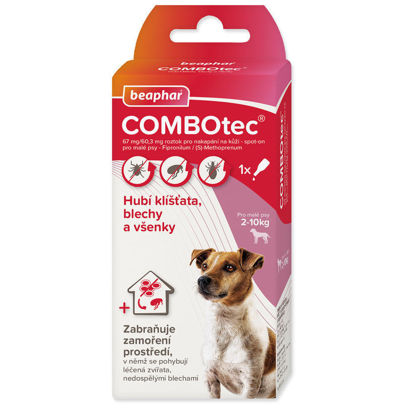 BEAPHAR Combotec 67/60,3 mg Spot-on pro malé psy 0,67 ml 1 pipeta