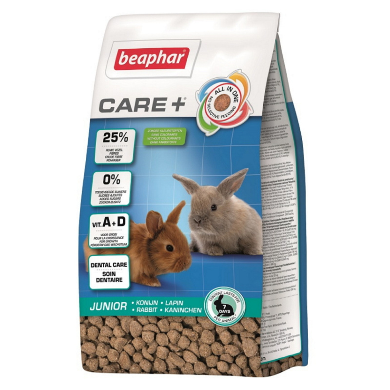 Krmivo BEAPHAR CARE+ králík junior 1,5 kg