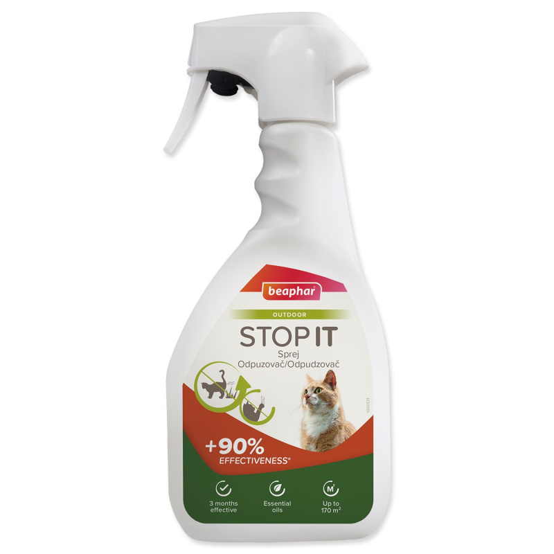 Sprej Beaphar STOP IT venkovní pro kočky 500ml