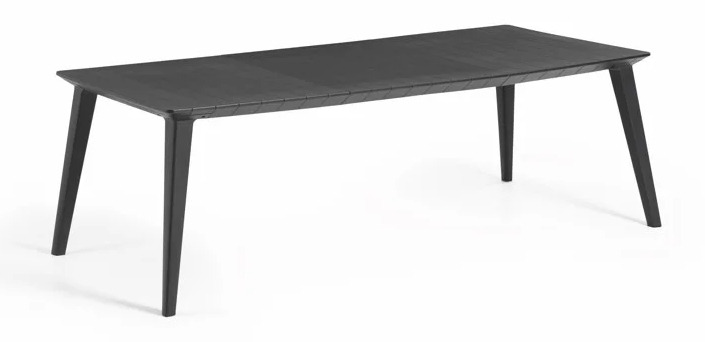 Jídelní stůl KETER Lima - 235 x 98 x 74 cm - grafitový