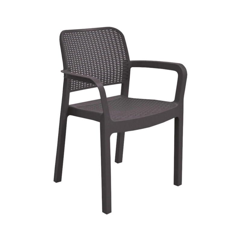 KETER Zahradní židle Samanna - 53 x 58 x 83 cm - hnědá