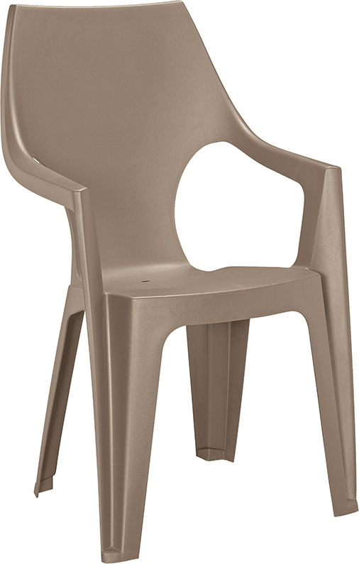 KETER Zahradní židle Dante highback - 57 x 57 x 89 cm - cappuccino