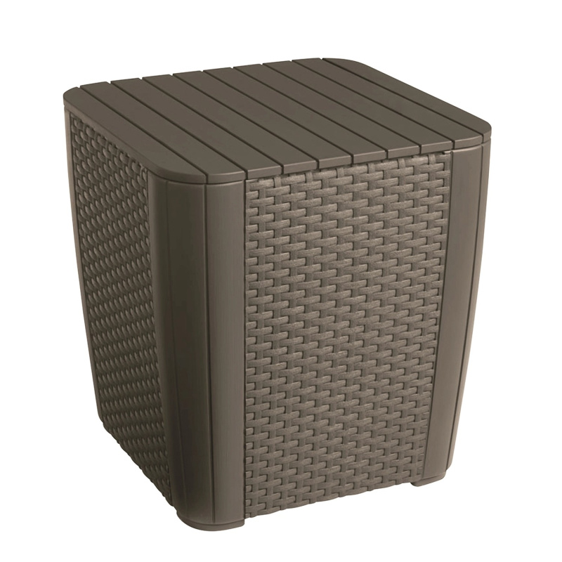 KETER Zahradní stůl Luzon Flat - 39 x 39 x 42,5 cm - Cappucino