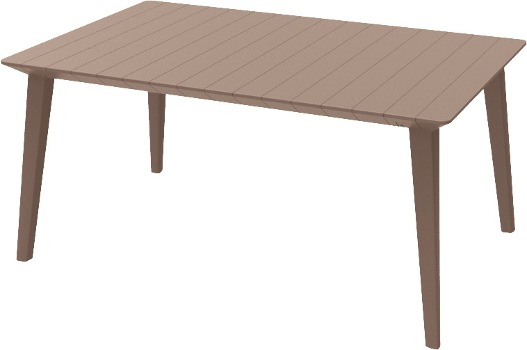 Jídelní stůl KETER Lima - 157 x 98 x 74 cm - cappuccino