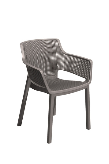 Zahradní židle Keter Elisa - 57,7 x 62,5 x 79 cm - cappuccino