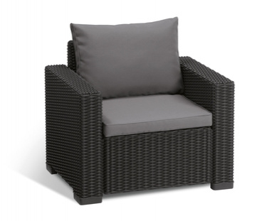 Zahradní křesla KETER California Mix&Match Chair - 83 x 68 x 72 cm - 2ks - grafitová