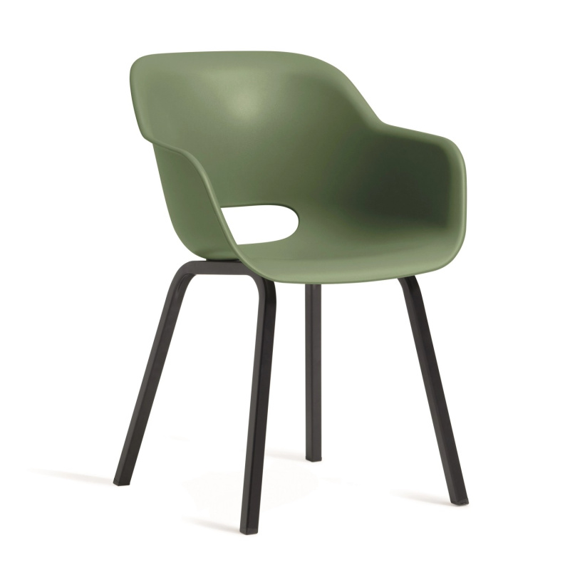 KETER Židle Noa Cup, olivově zelená, 56,5 x 55 x 80 cm, 2 ks