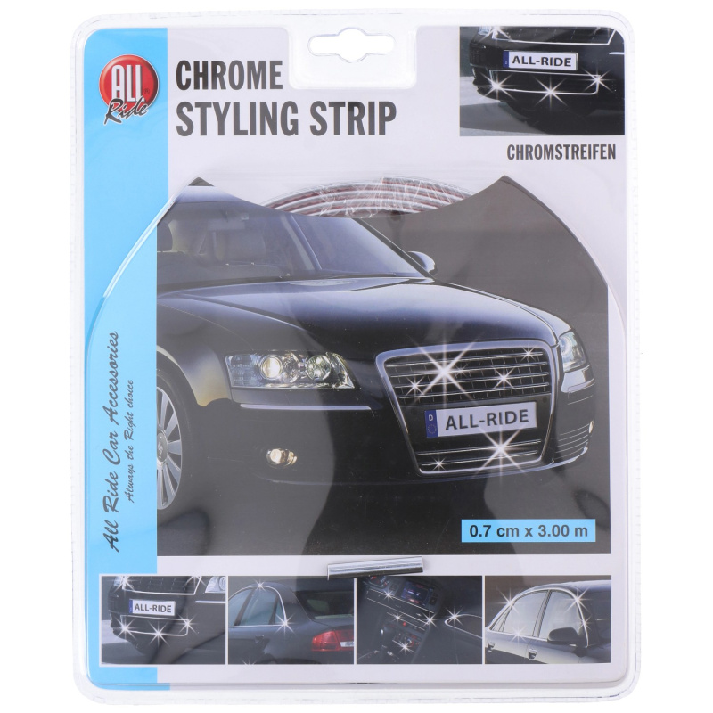 ALL RIDE Chromový pásek 0,7 cm x 3 m