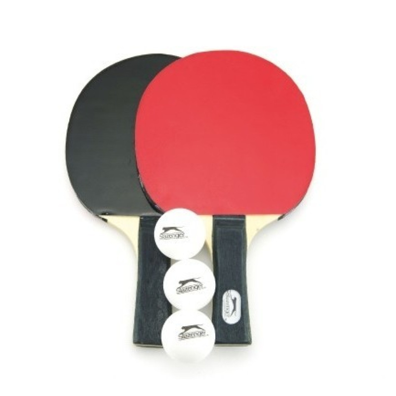 Sada stolní tenis 2ks pálky + 3 míčky v tašce 26x17cm