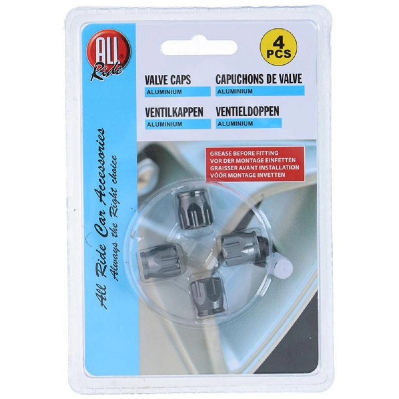 ALL RIDE Čepičky na ventily Gun, 4 ks