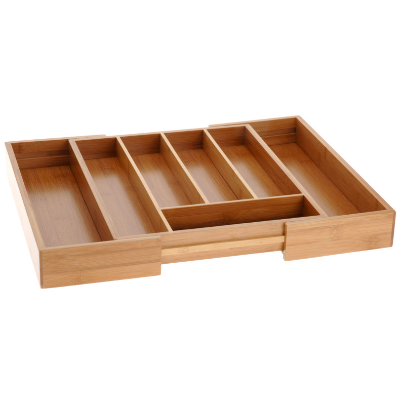 EH Excellent Houseware Nastavitelná vložka na příbory, vložka do zásuvky 784200280 hnědý