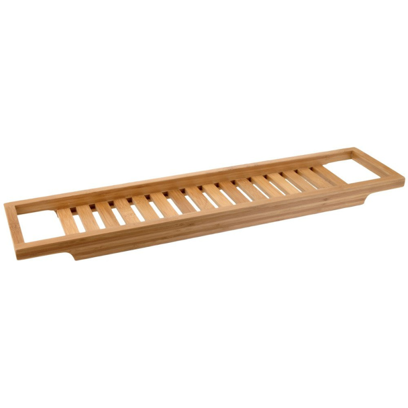 Bathroom Solutions Koupelnová police BAMBOO SPA na vanu hnědý