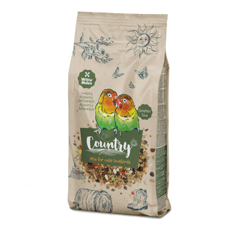 Witte Molen Country Lovebird - agapornis 2,5 kg