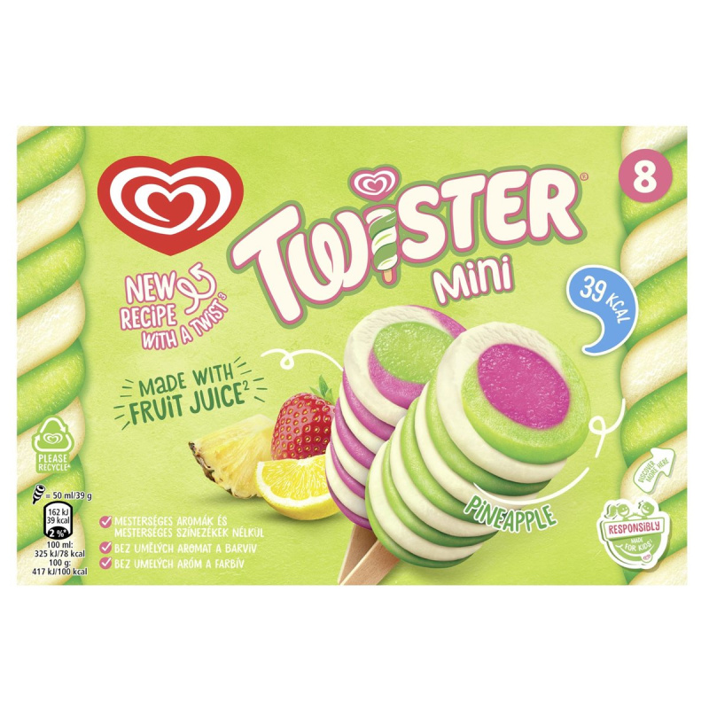Algida Twister mini max multipack (8×50 ml)