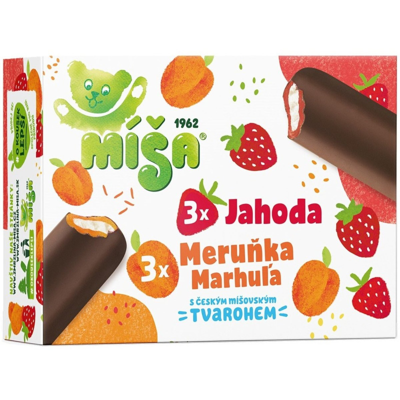 Míša Multipack ovocných nanuků (6×55 ml)