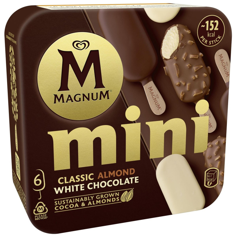 Magnum Mini Classic Almond White nanuk multipack (6×55 ml)