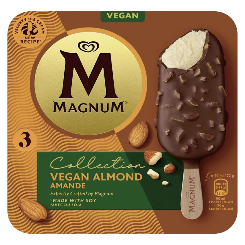 Magnum Vegan almond nanuk multipack (3×90ml)
