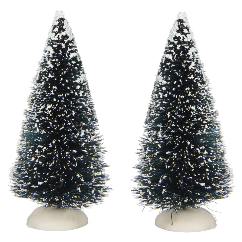 Luville Zasněžené jehličnaté stromečky, 2 ks, pr. 4 x 10 cm