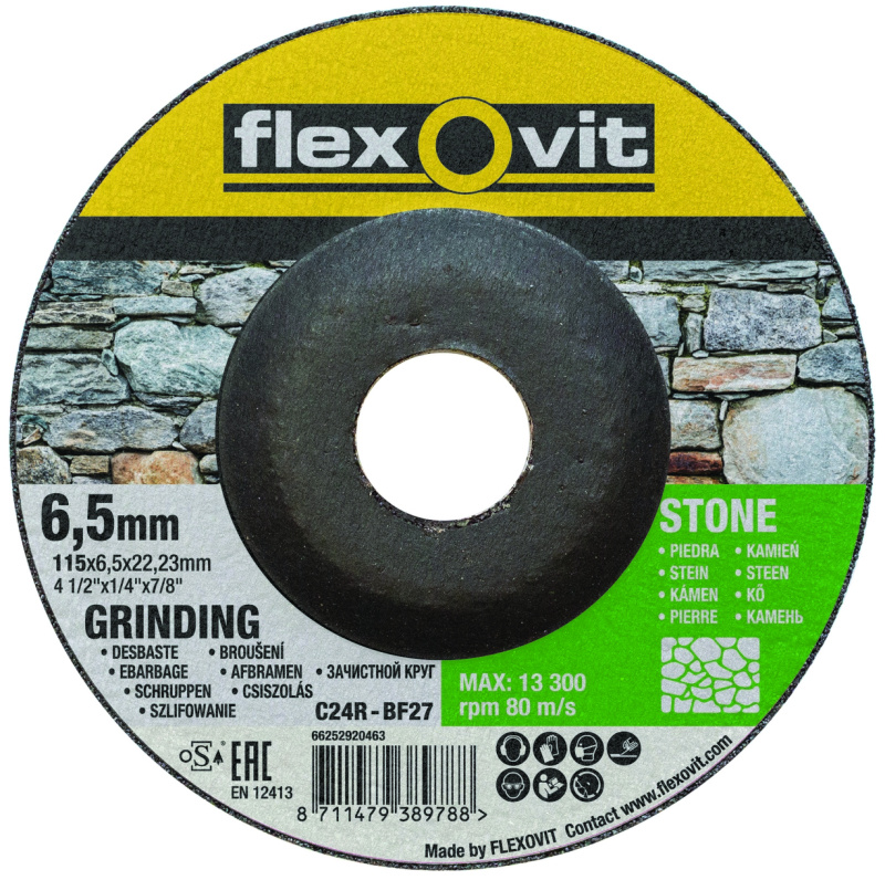 Kotouč brusný Flexovit C24R-BF27 115×22,23 mm