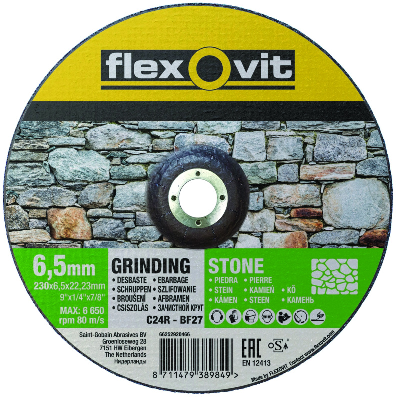 Kotouč brusný Flexovit C24R-BF27 230×22,23 mm